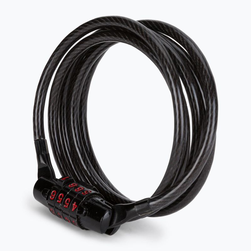 Замок велосипедний Kryptonite чорні Keeper 512 Combo Cable