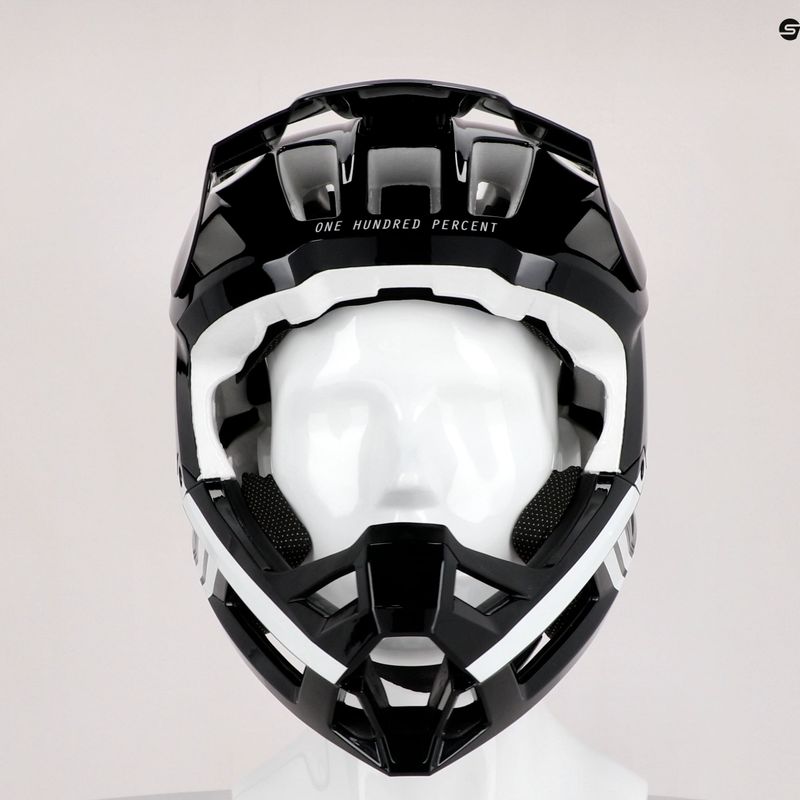Шолом велосипедний 100% Trajecta Helmet W Fidlock Full Face чорний STO-80021-011-11 10