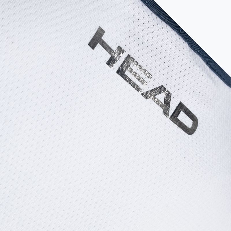 Футболка тенісна жіноча HEAD Perf біло-рожева 814342 4