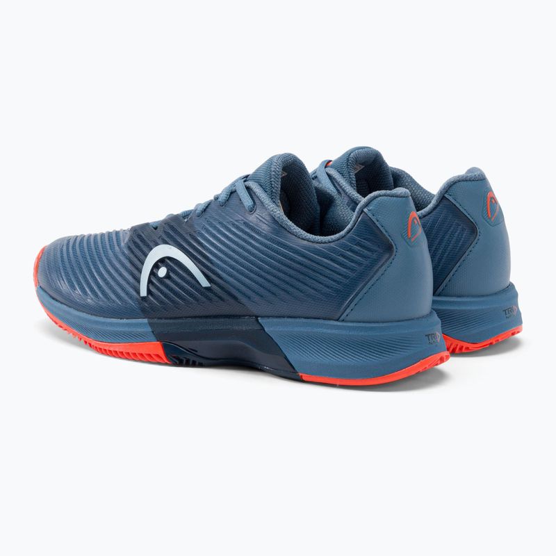 Кросівки для тенісу чоловічі HEAD Revolt Pro 4.0 Clay блакитні 273132 3