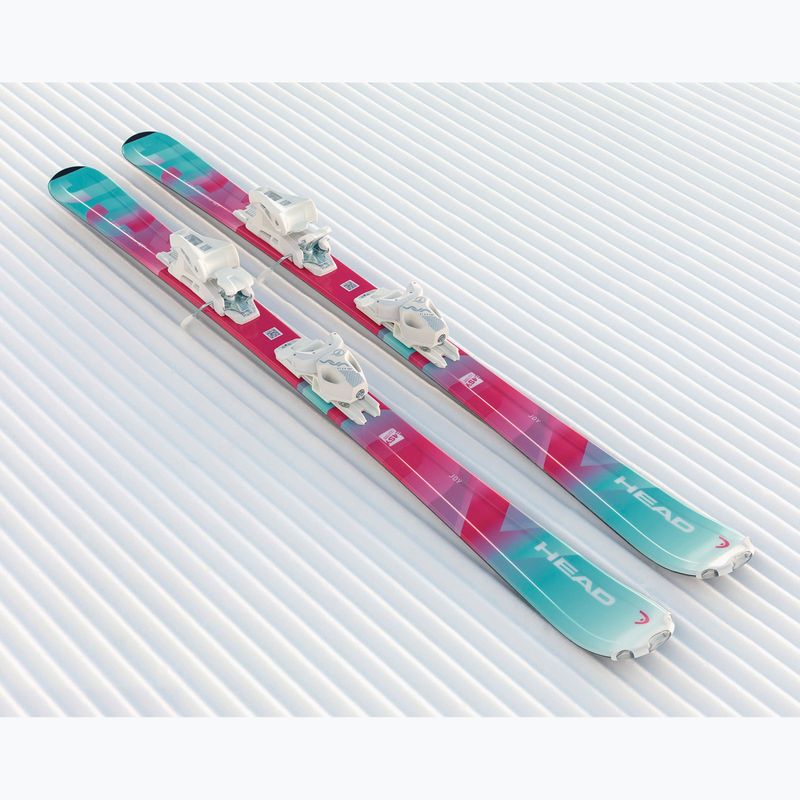 Лижі гірські дитячі HEAD Joy Easy JRS + Кріплення Jrs 7.5 GW CA mint/pink 7