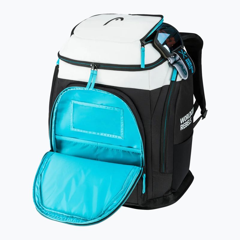 Рюкзак гірськолижний HEAD Rebels Racing Backpack 70 л black/white 2