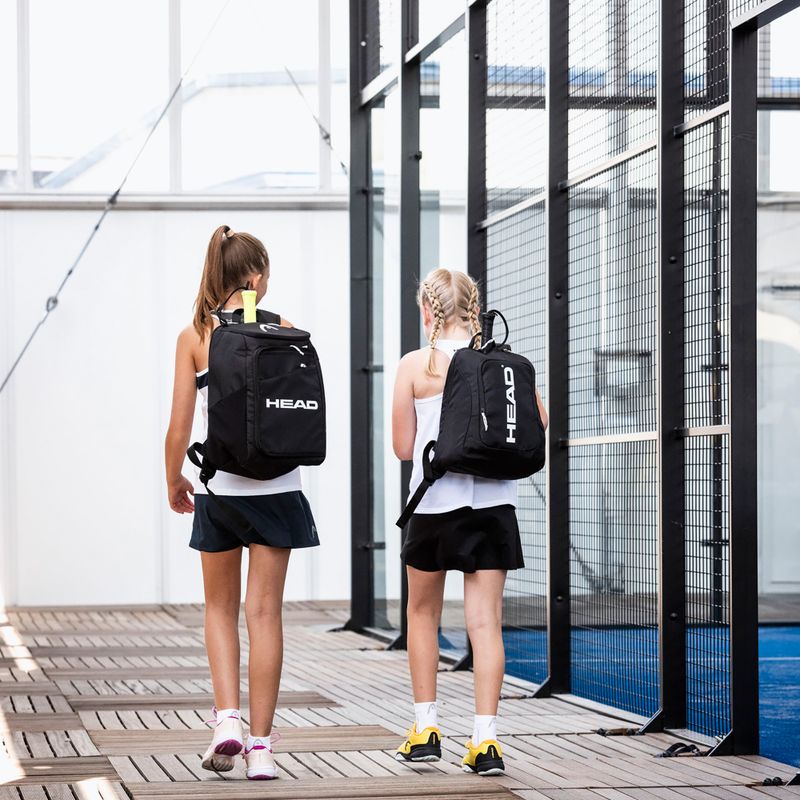Дитячий тенісний рюкзак HEAD JR Tour Backpack 20L чорний/білий 6