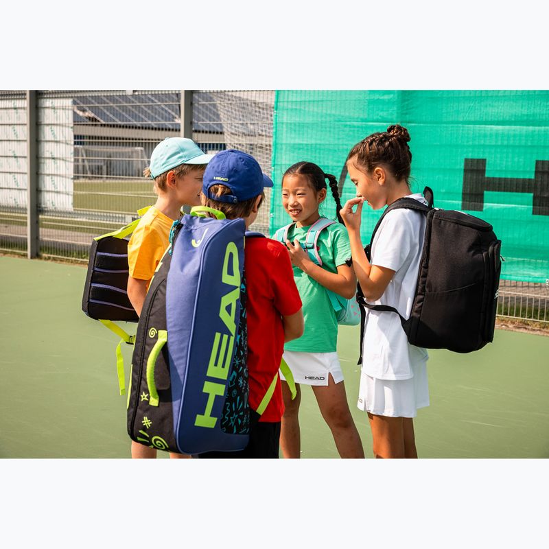 Дитячий тенісний рюкзак HEAD JR Tour Backpack 20L чорний/білий 9