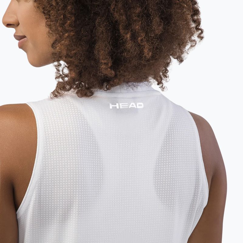 Жіноча тенісна майка HEAD Performance яскраво-рожева/принт перфектна 5