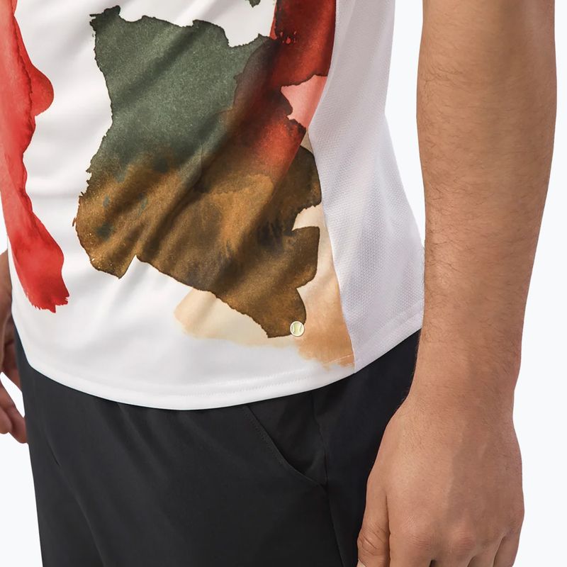 Чоловіча тенісна сорочка HEAD з принтом Topspin vision/помаранчева 5