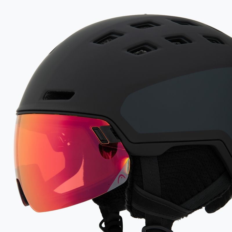 Шолом гірськолижний HEAD Radar Pro black/red yellow 8