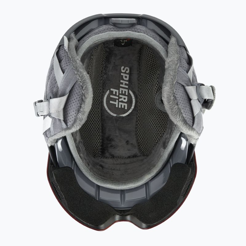 Шолом гірськолижний жіночий HEAD Cinema Pro W grey/red yellow 4