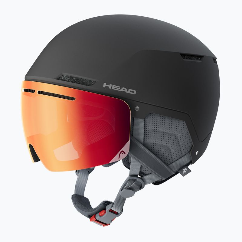 Шолом гірськолижний жіночий HEAD Cinema Pro W grey/red yellow 9