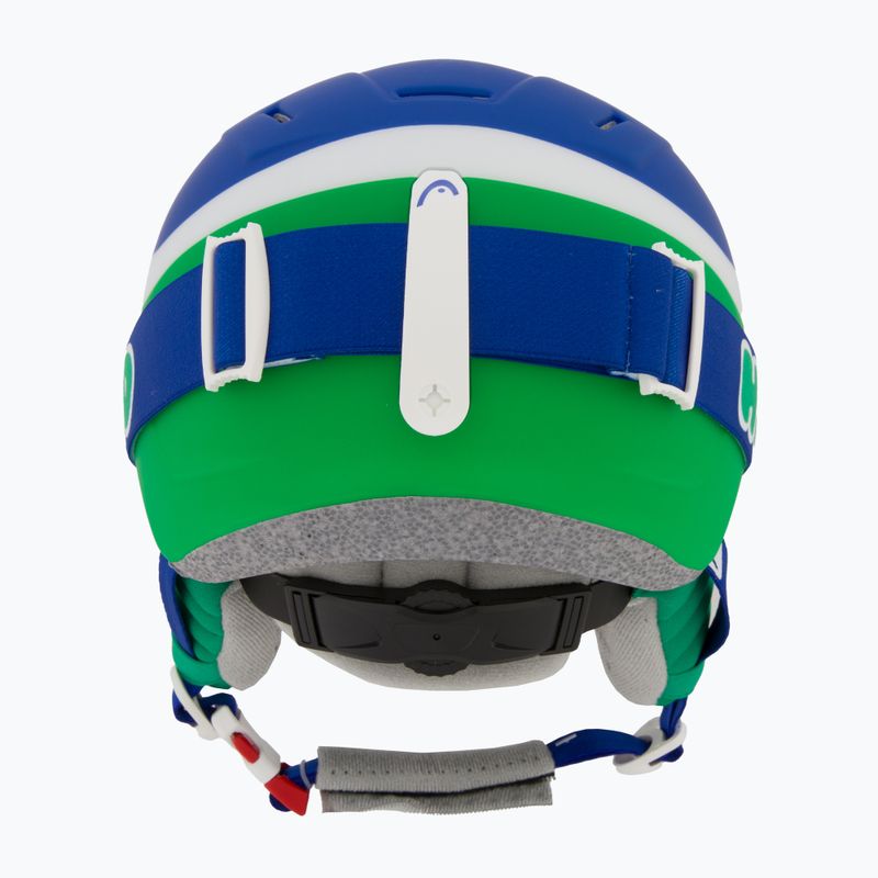 Шолом гірськолижний дитячий HEAD Mojo Set + Gogle Jr blue/green/silver red 3