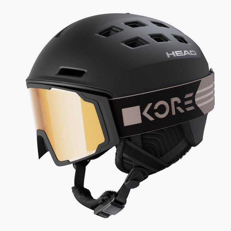 Окуляри гірськолижні HEAD Neves Pro 5K Kore black/gold 7