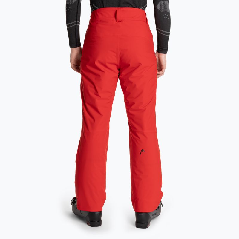 Штани гірськолижні чоловічі HEAD Supershape red 2