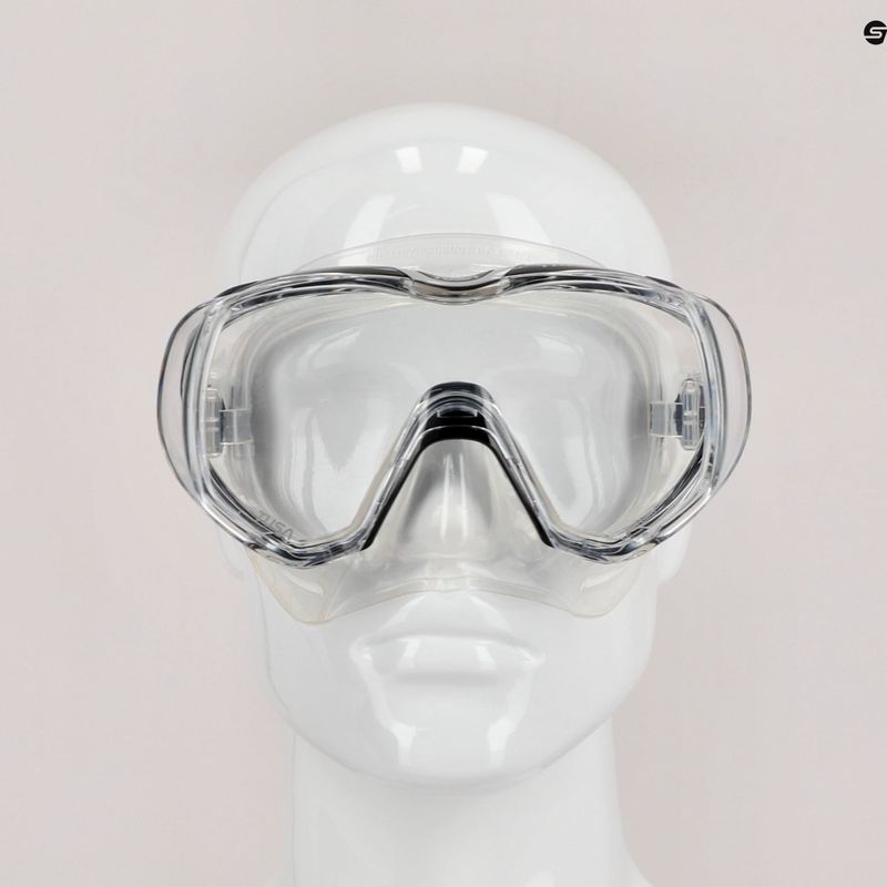 Маска для дайвінгу TUSA Tri-Quest Fd Black and Clear M-3001 7