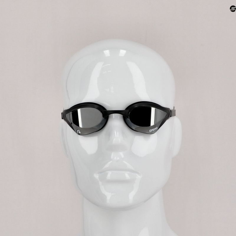 Окуляри для плавання Arena Cobra Core Swipe Mirror silver/black 3