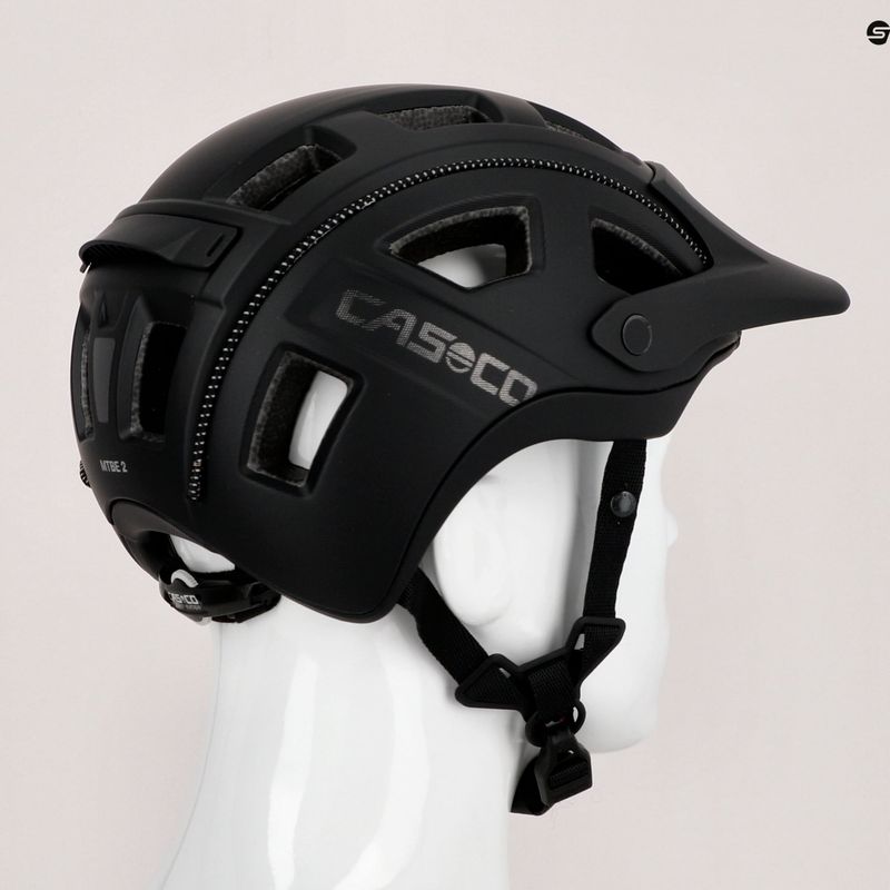 Шолом велосипедний CASCO MTBE 2 black matte 9