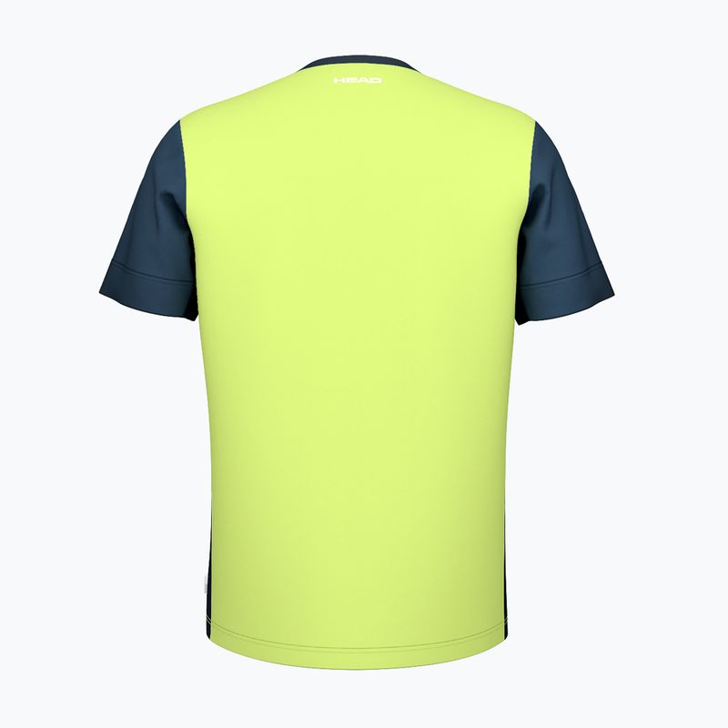 Футболка тенісна чоловіча HEAD Slice lime 2
