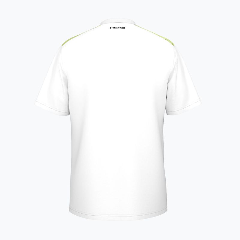 Чоловіча тенісна сорочка HEAD Topspin print vision m/lime 2