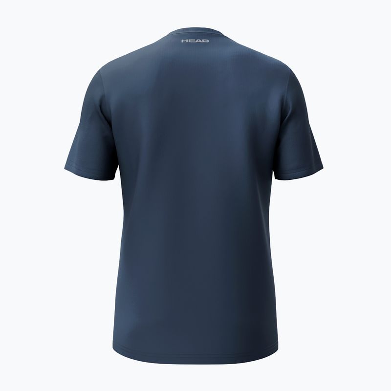 Футболка тенісна чоловіча HEAD Club 25 Tech navy 2