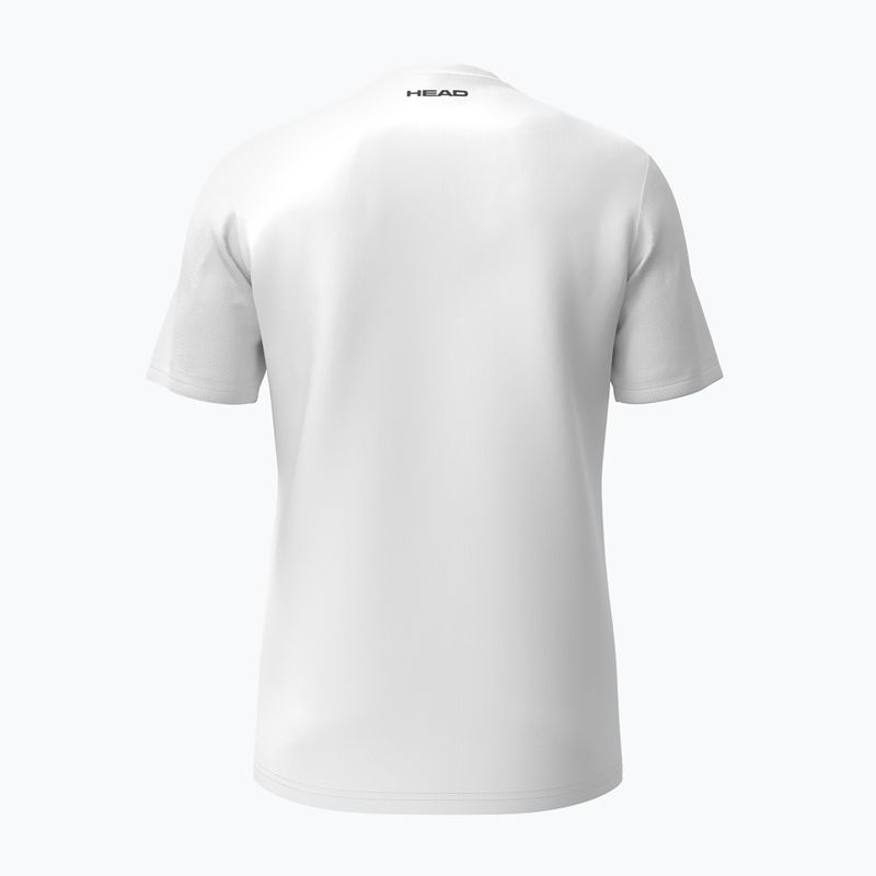 Футболка тенісна чоловіча HEAD Club 25 Tech white 2