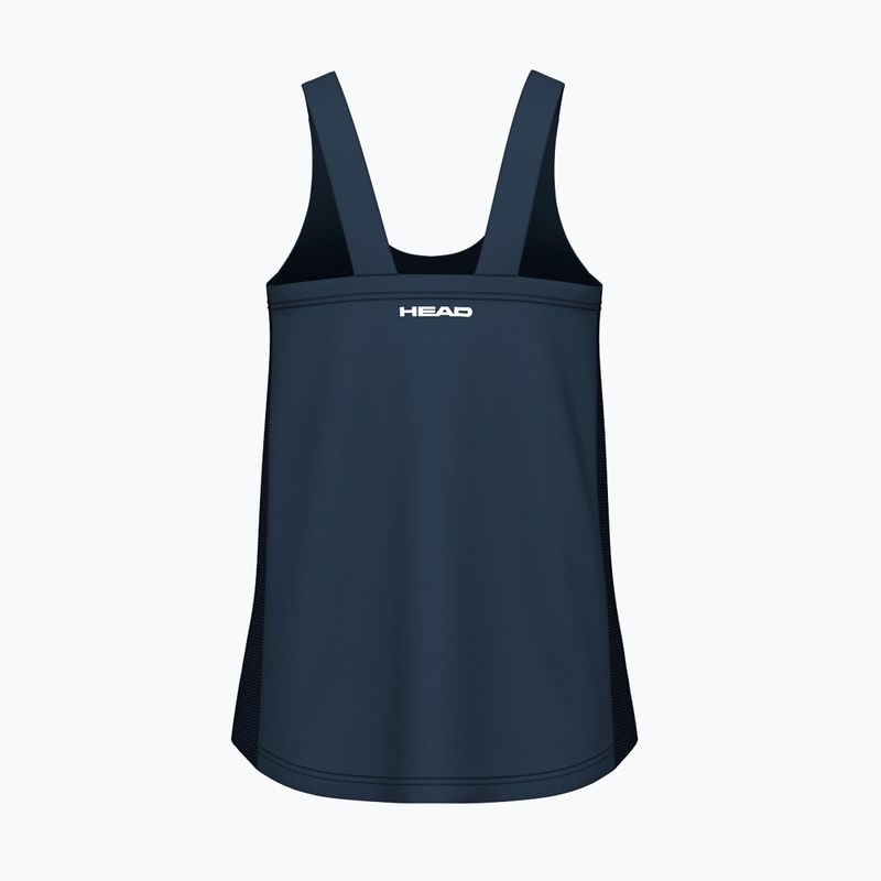 Топ тенісний жіночий HEAD Spirit Топ navy 2