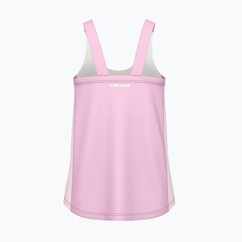 Топ тенісний жіночий HEAD Spirit Топ print vision w/alight lilac 2