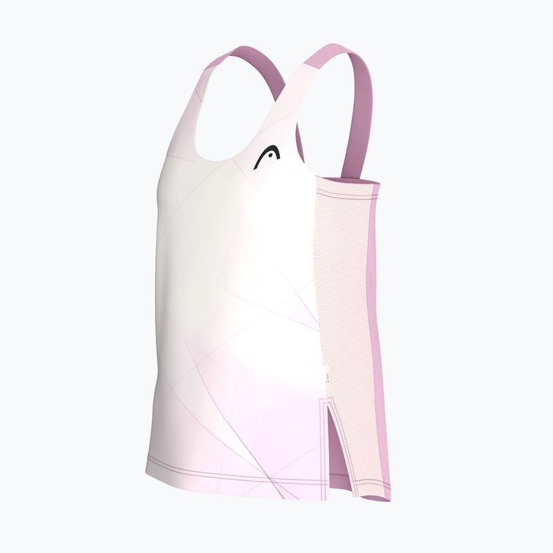 Топ тенісний жіночий HEAD Spirit Топ print vision w/alight lilac 3