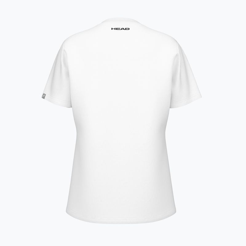 Футболка тенісна жіноча HEAD Rainbow W white 2