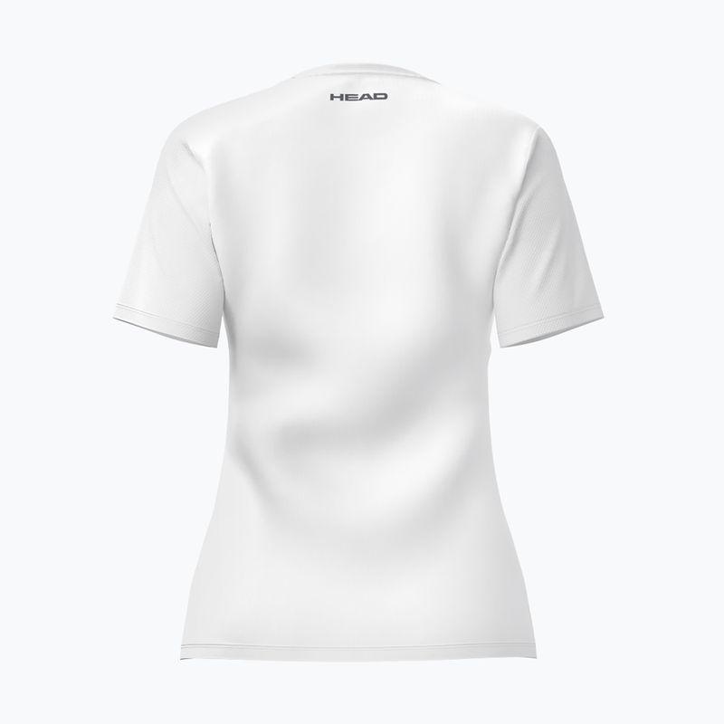 Футболка тенісна жіноча HEAD Club 25 Tech W white 2