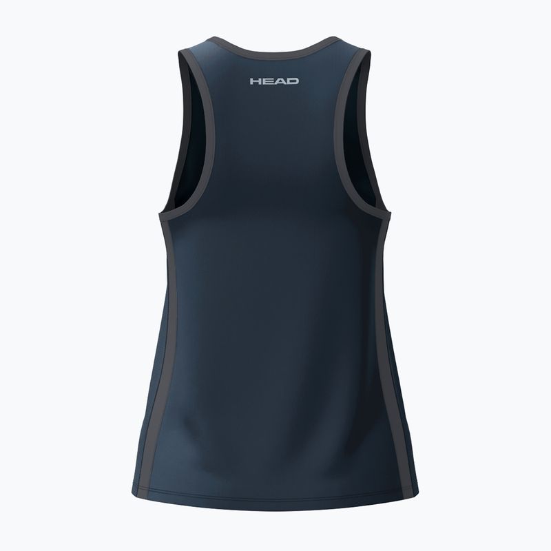 Топ тенісний жіночий HEAD Club 25 Tech Топ W navy 2