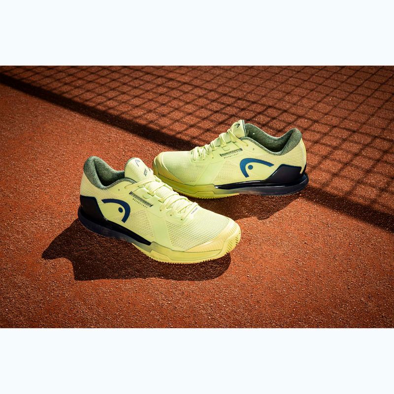 Кросівки тенісні чоловічі HEAD Sprint Pro 4.0 Clay lime/ navy 8