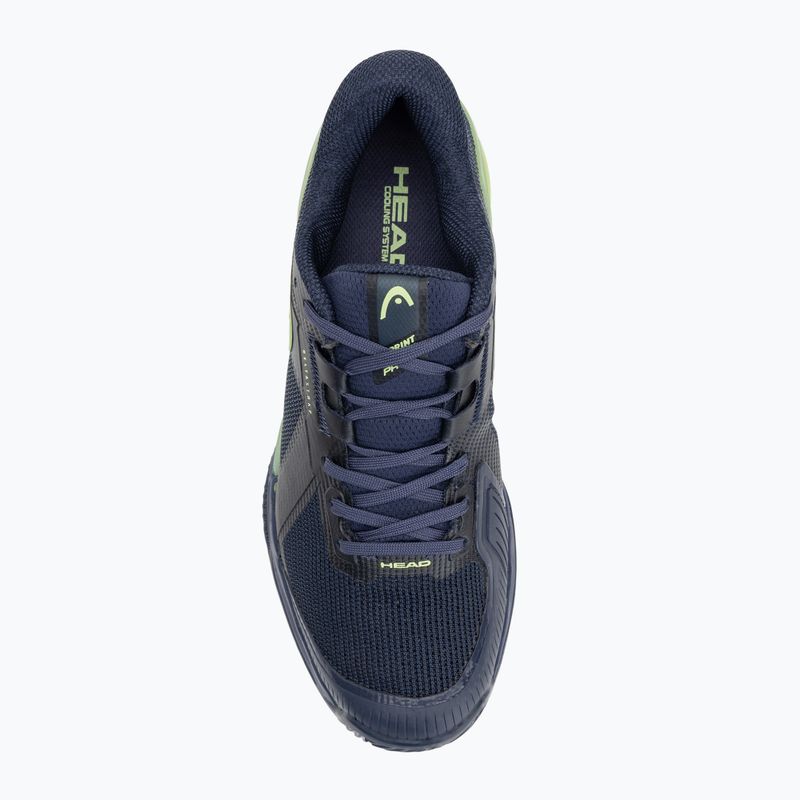 Кросівки для паделю чоловічі HEAD Sprint Pro 4.0 navy/ lime 5