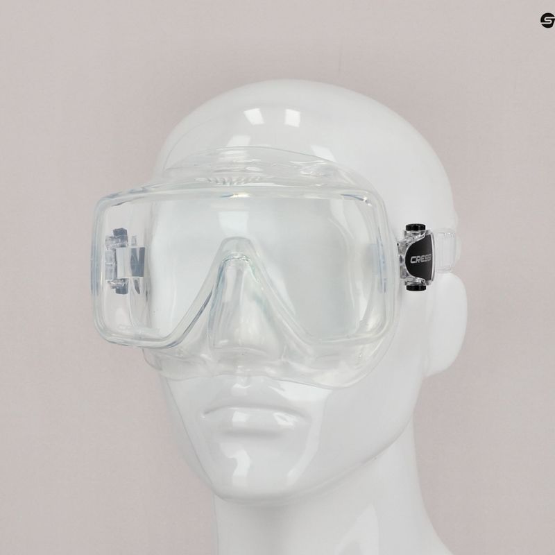 Маска для дайвінгу Cressi SF1 silicon clear 7