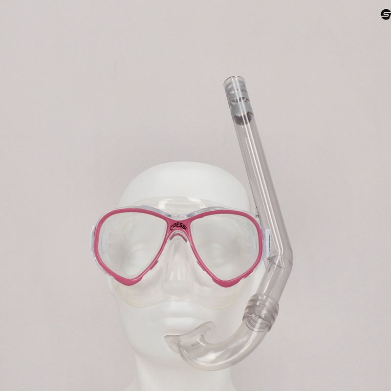 Набір для снорклінгу дитячий Cressi Perla + Minigringo clear/pink 5