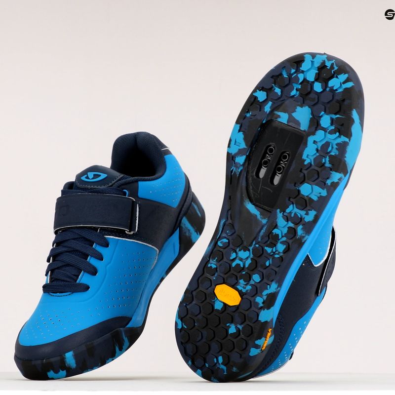 Кросівки велосипедні МТВ чоловічі Giro Chamber II blue jewel midnight 11