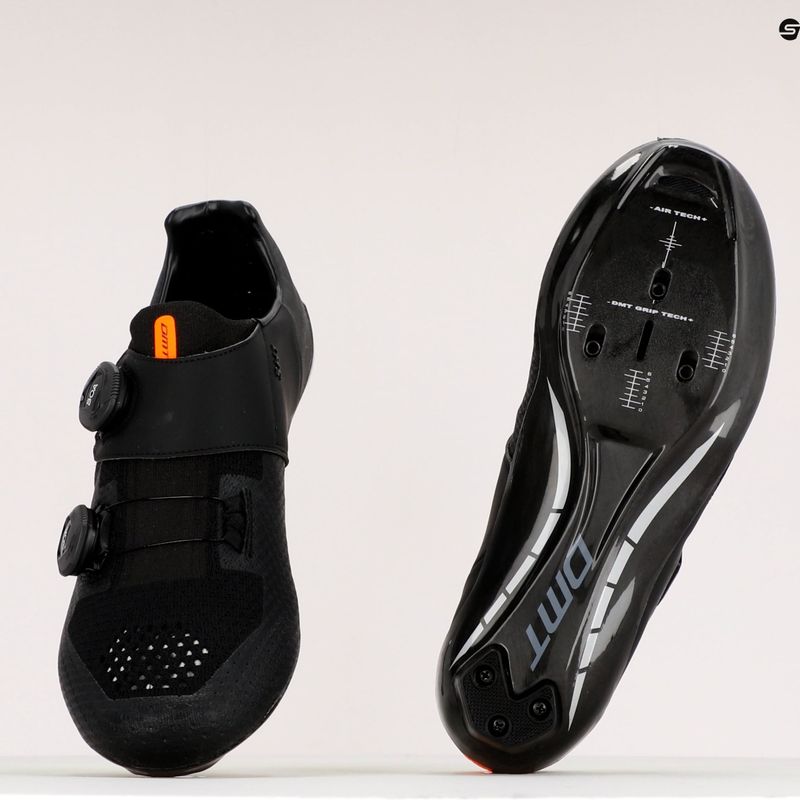 Кросівки велосипедні шосе чоловічі DMT SH1 black/black 12