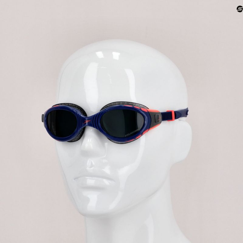 Окуляри для плавання Speedo Futura Biofuse Flexiseal Tri navy/phoenix red/charcoal 8-11256F270 7