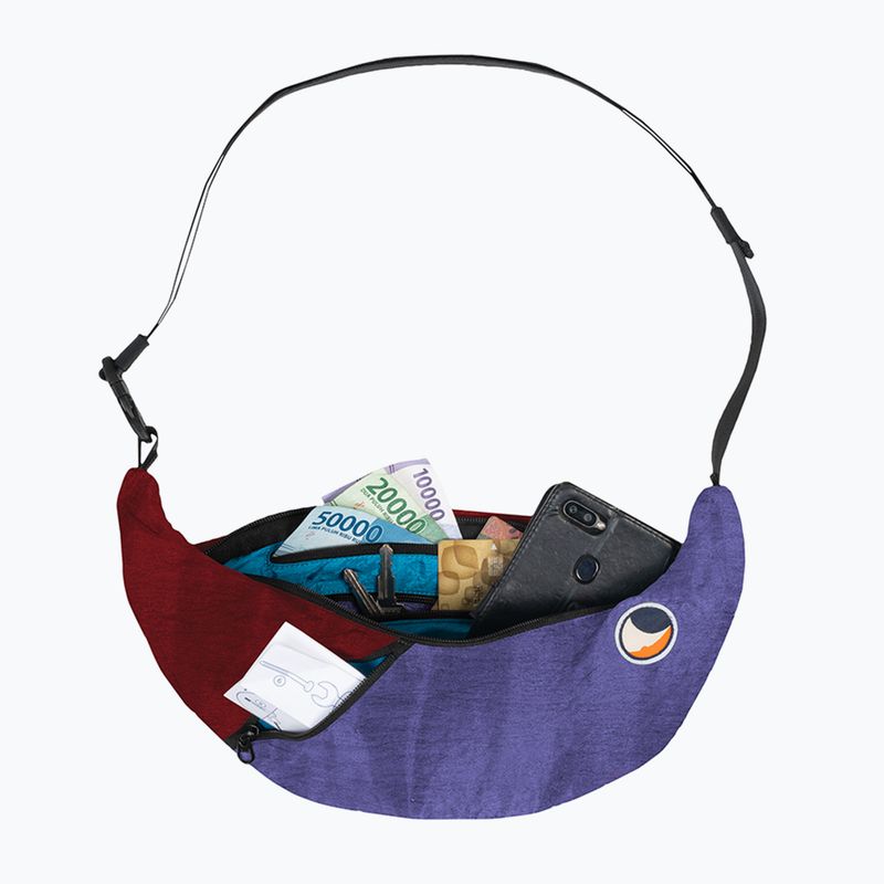Сумка через плече Ticket To The Moon Upcycled Sling purple/burgundy 2