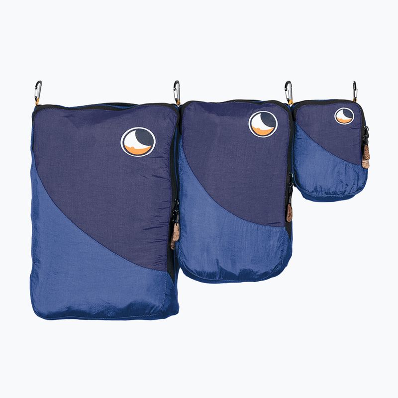 Набір органайзерів Ticket To The Moon Travel Cube Set 3 шт. royal blue/navy blue
