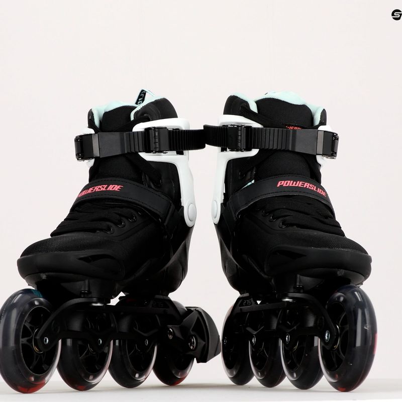 Роликові ковзани  жіночі Powerslide Phuzion Radon Teal 90 чорні 902011 14