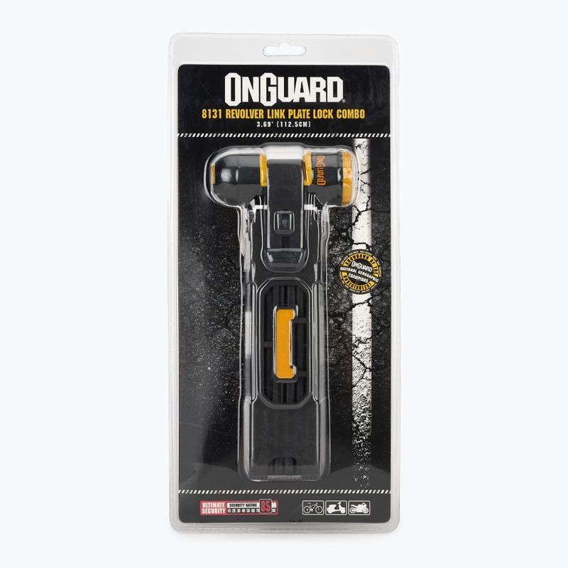 Замок велосипедний OnGuard Link Plate Lock Revolver Combo X4P 8131