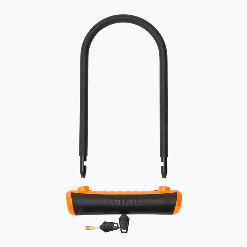 Замок велосипедний OnGuard Neon 8154OR U-Lock black/orange 2