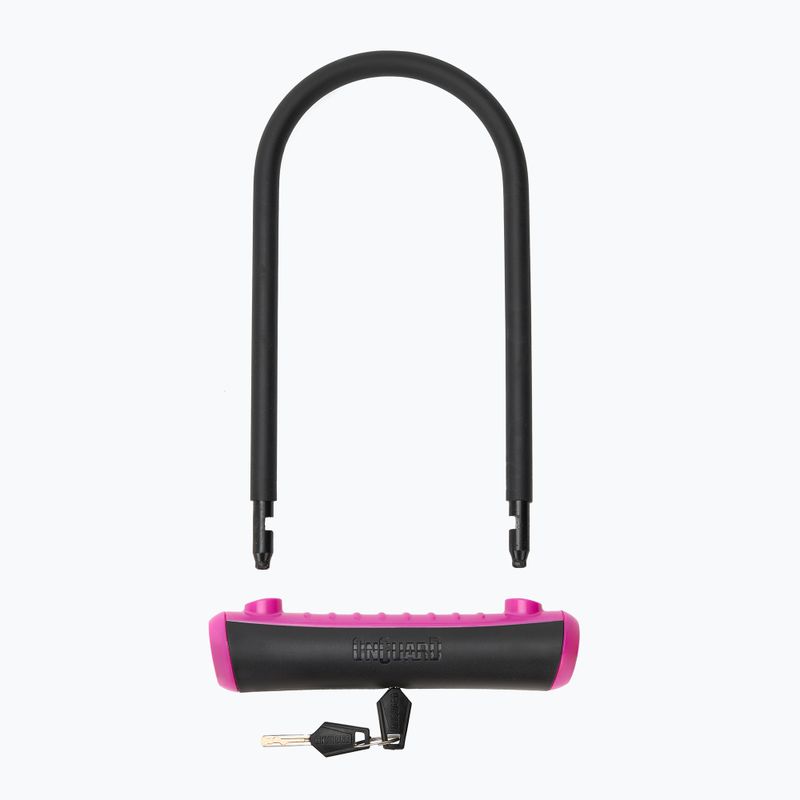 Замок велосипедний OnGuard Neon 8154PN U-Lock black/pink 2