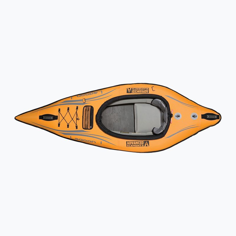 Байдарка надувна одномісна Advanced Elements Lagoon 1 TM with Pump 254 cm orange/gray 3