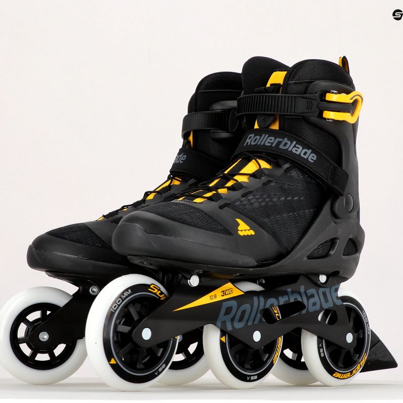 Роликові ковзани чоловічі Rollerblade Macroblade 100 3WD чорні 07100200 S25 10