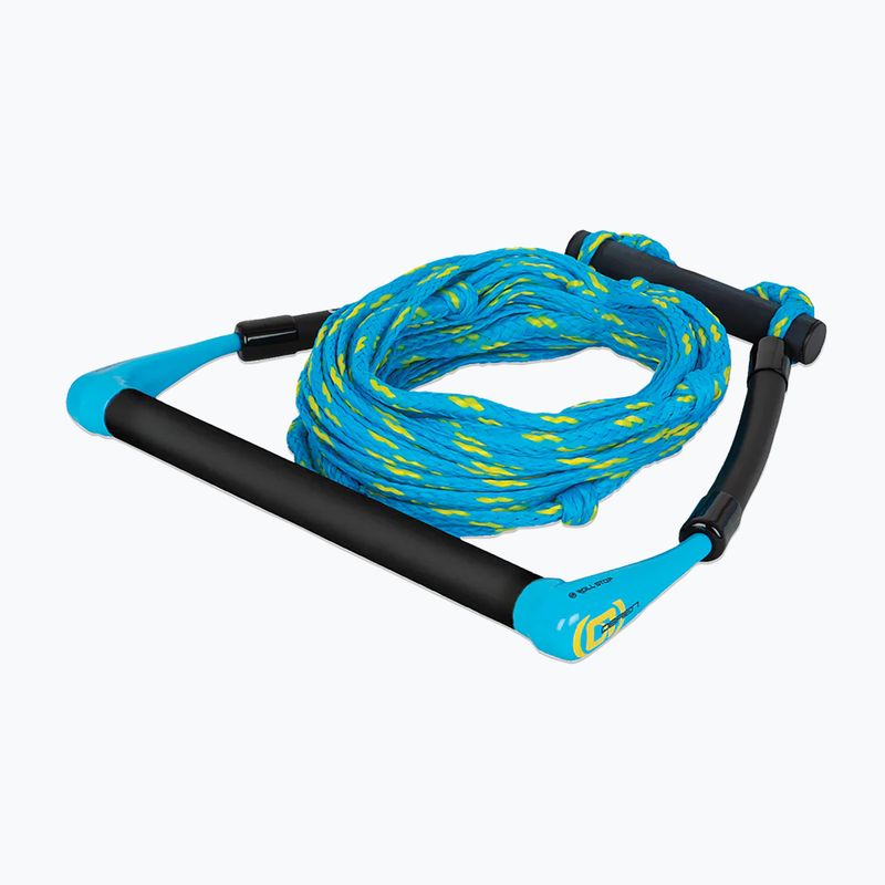 Трос для буксирування O'Brien Kneeboard Rope and Handle cyan/yellow