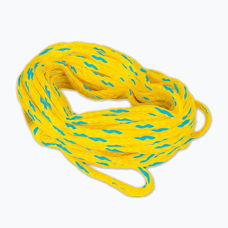 Трос для буксирування O'Brien 6-Person Tube Rope yellow/aqua