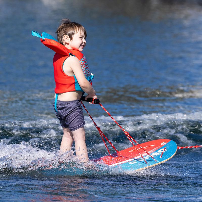 Комплект водних лиж для дітей O'Brien Platform Trainer Waterski red/blue 4