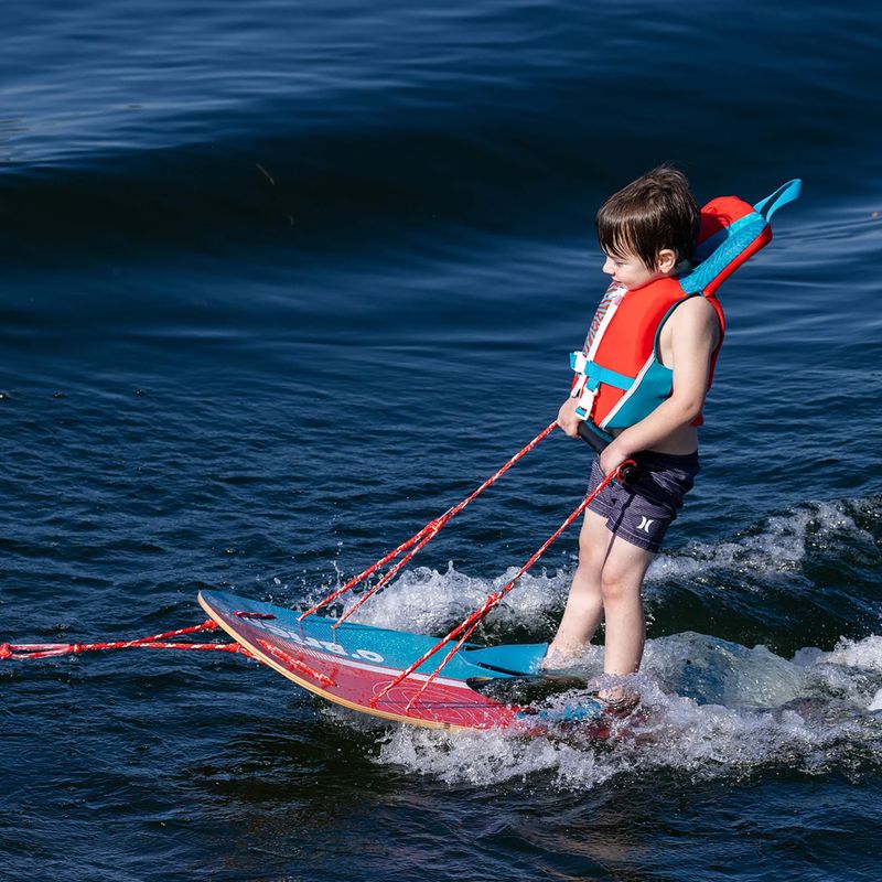 Комплект водних лиж для дітей O'Brien Platform Trainer Waterski red/blue 5