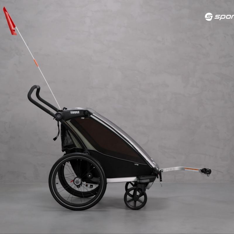 Причіп велосипедний одномісний  Thule Chariot Lite 1 чорний 10203021 9