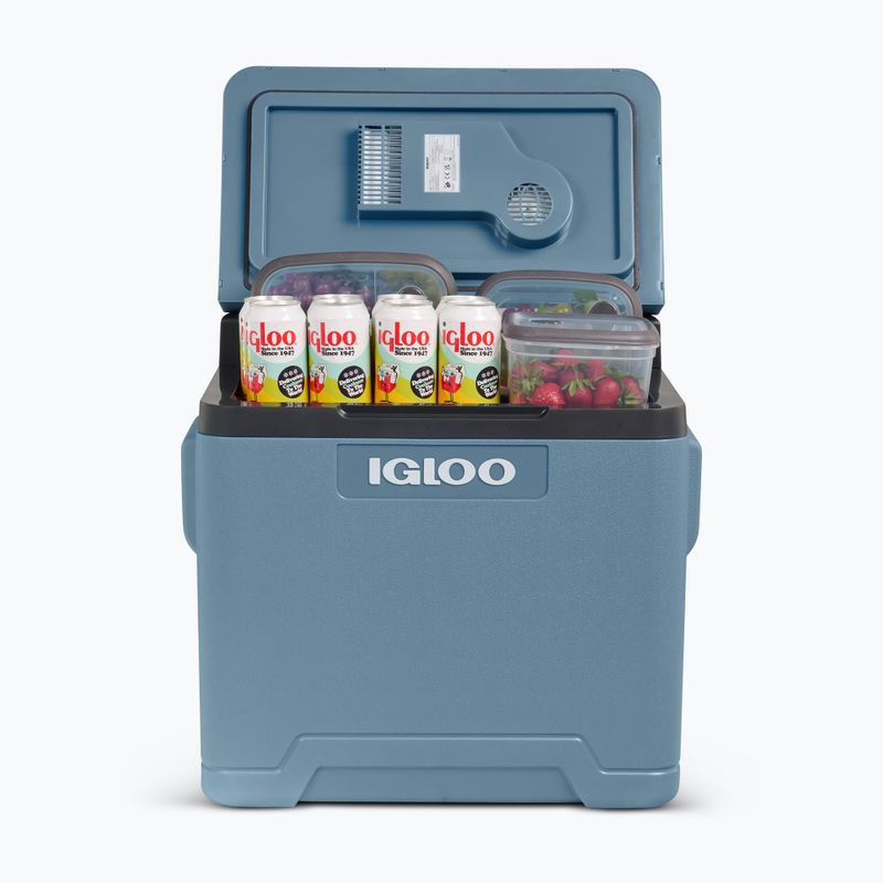 Холодильник туристичний termoелектрична Igloo IE42 ACDC 42 л ice blue 11